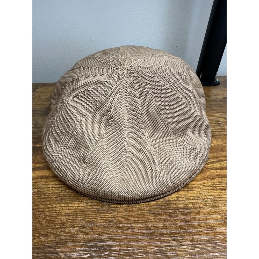 Broner Mens Tan Knit Ivy‎ Cap Flat Cap Newsboy Hat Beige Size Small RN 41517